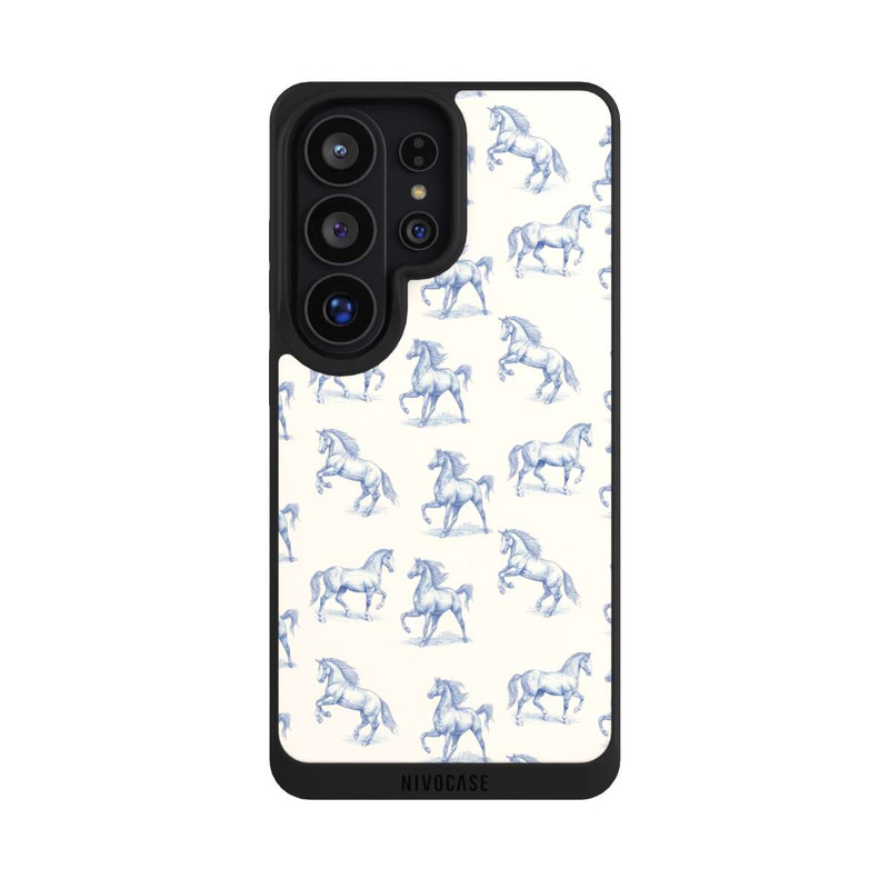 Galaxy S26 Ultra NIVOpure Horses Pattern Toile de Jouy with AI
