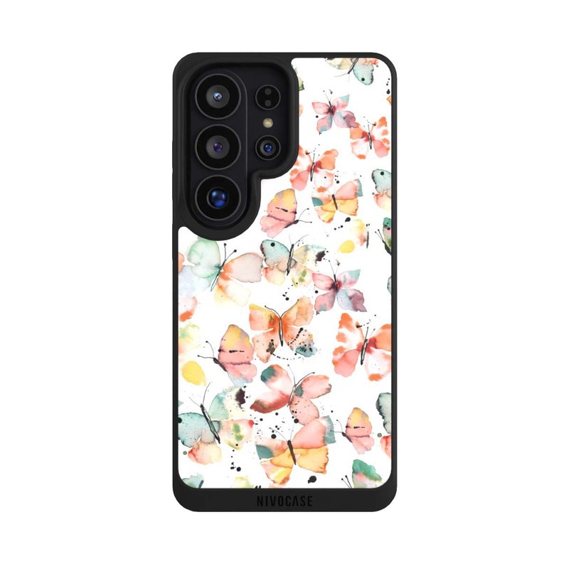 Galaxy S26 Ultra NIVOpure Butterflies Watercolor Pattern