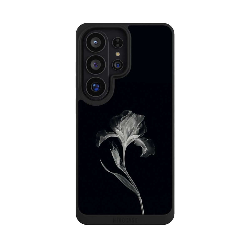 Galaxy S26 Ultra NIVOpure Negativ Flower Grey on Black with AI