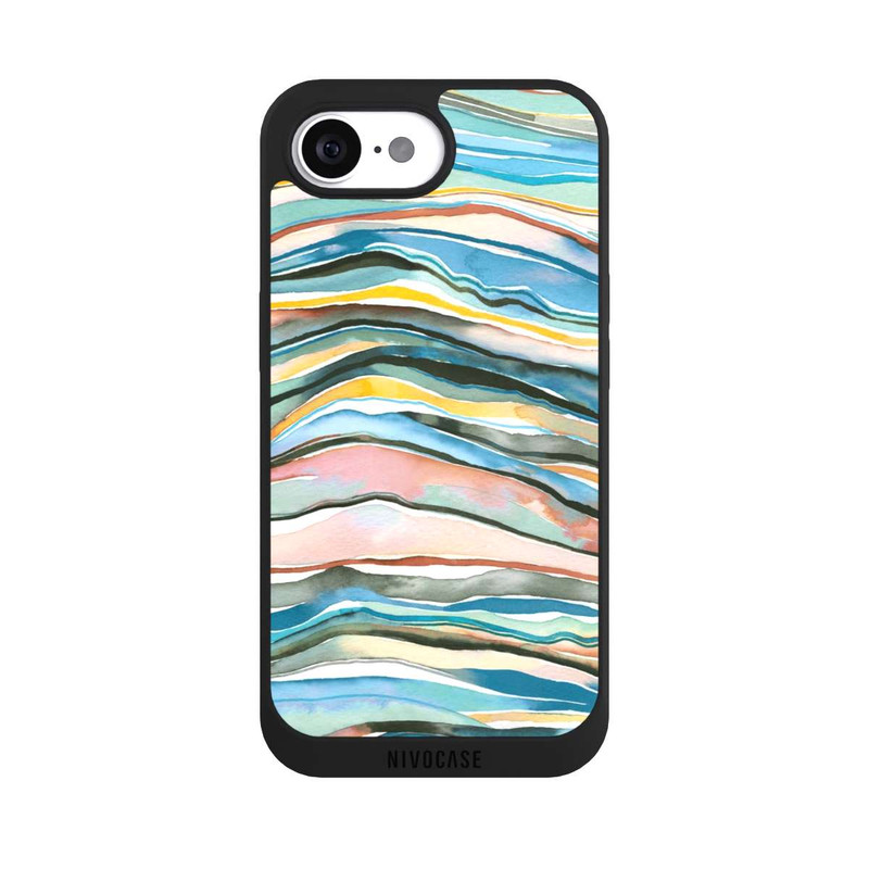 17 e NIVOpure Watercolor Agate Layers Blue