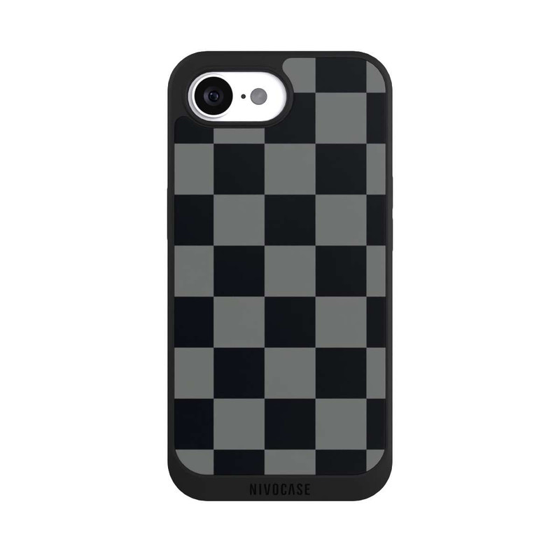 17 e NIVOpure Checked Pattern Black Grey