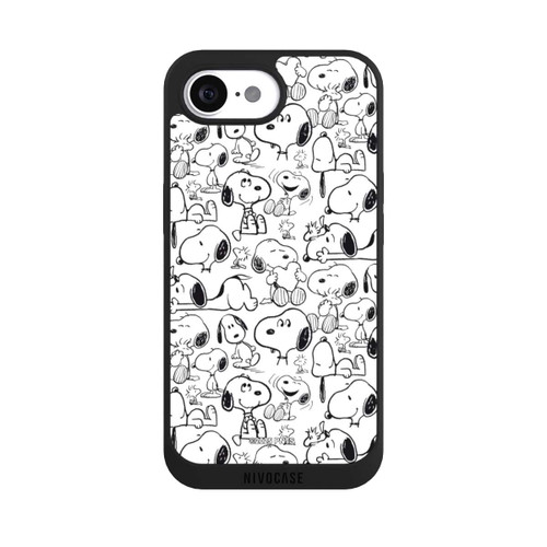 Apple iPhone 17e NIVOpure Classic Snoopy Pattern White