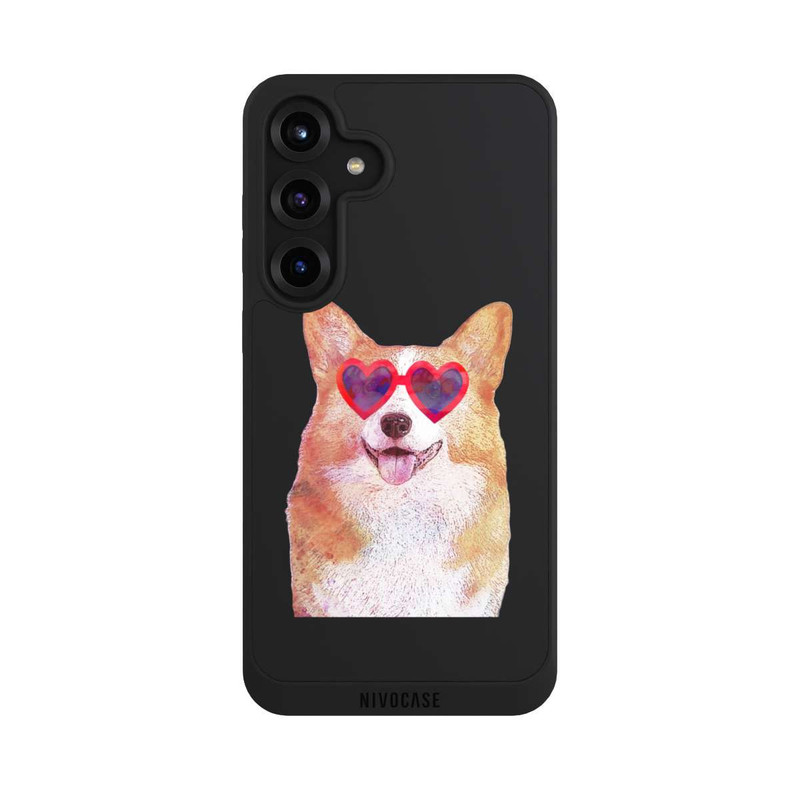 Galaxy S25 + NIVOpure Cute Corgi Transparent