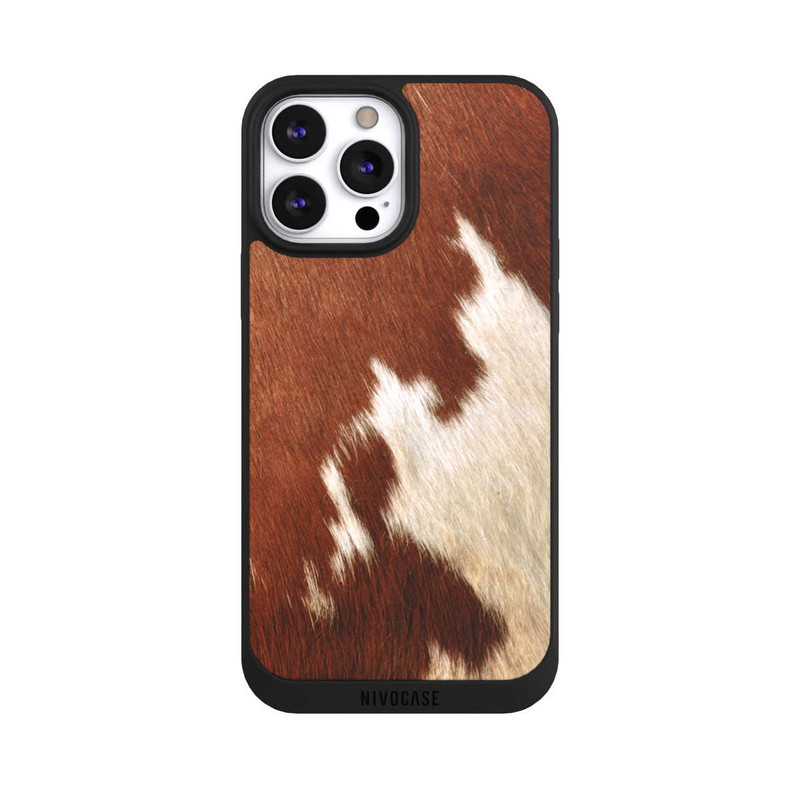 iPhone 13 Pro Max NIVOpure Kuhfell Look
