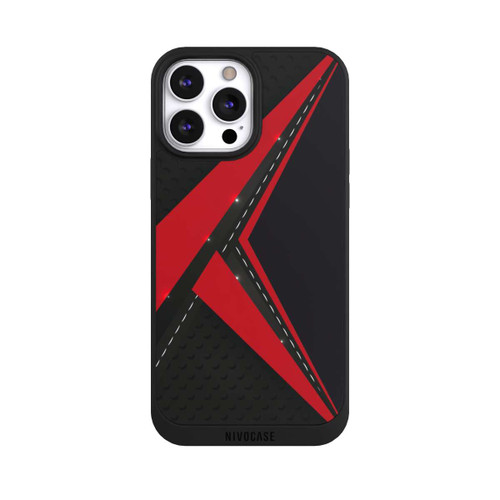 Apple iPhone 13 Pro Max NIVOpure Carbon for Men - Red