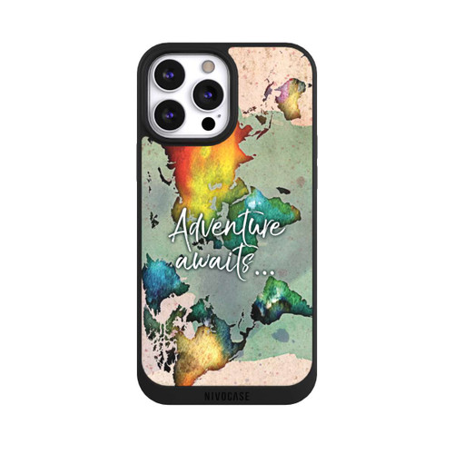 Apple iPhone 13 Pro Max NIVOpure Worldmap Colourful