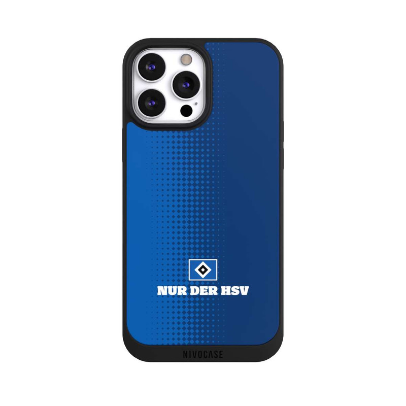 iPhone 13 Pro Max NIVOpure Nur der HSV - Rautenraster Blau