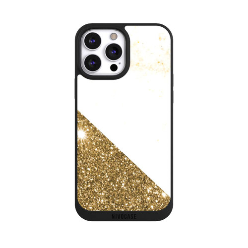 Apple iPhone 13 Pro Max NIVOpure Marmor-Collage in Goldoptik