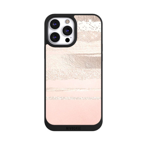 Apple iPhone 13 Pro Max NIVOpure Glitter Layers (Rosé/Silver) Glitterlook