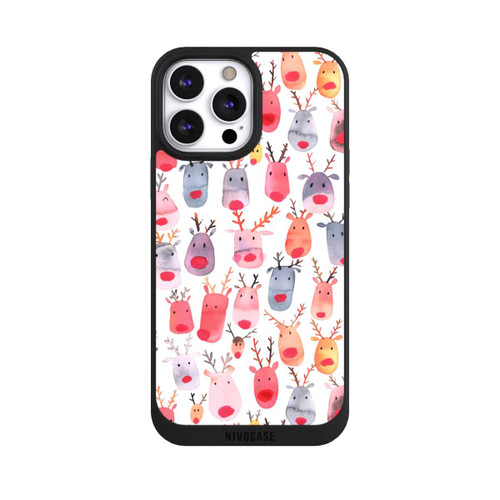 Apple iPhone 13 Pro Max NIVOpure  Niedliches Rentieraquarell