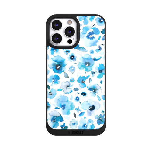 Apple iPhone 13 Pro Max NIVOpure Blue Tropical Flowers