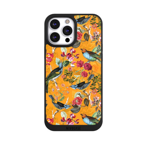 Apple iPhone 13 Pro Max NIVOpure Tapete mit Vögeln und Blumen
