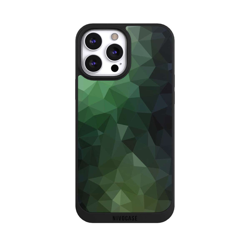iPhone 13 Pro Max NIVOpure Polygonal Mosaic Green