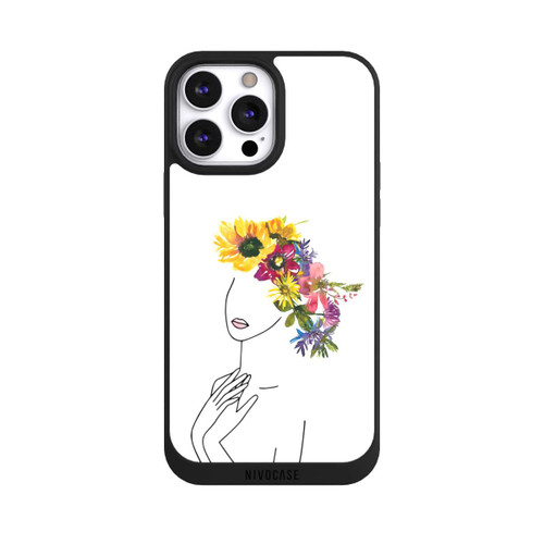 Apple iPhone 13 Pro Max NIVOpure Line Art Woman flowercrown