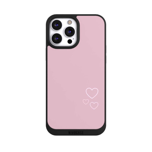 Apple iPhone 13 Pro Max NIVOpure Pink little hearts