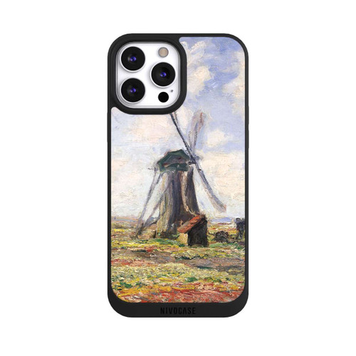 Apple iPhone 13 Pro Max NIVOpure Tulpenfelder mit der Rijnsburger Windmühle von Claude Monet