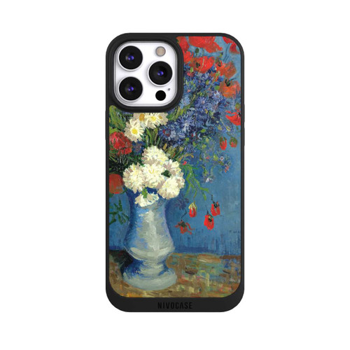 Apple iPhone 13 Pro Max NIVOpure Stillleben Vase mit Kornblumen und Mohnblumen von Vincent Van Gogh