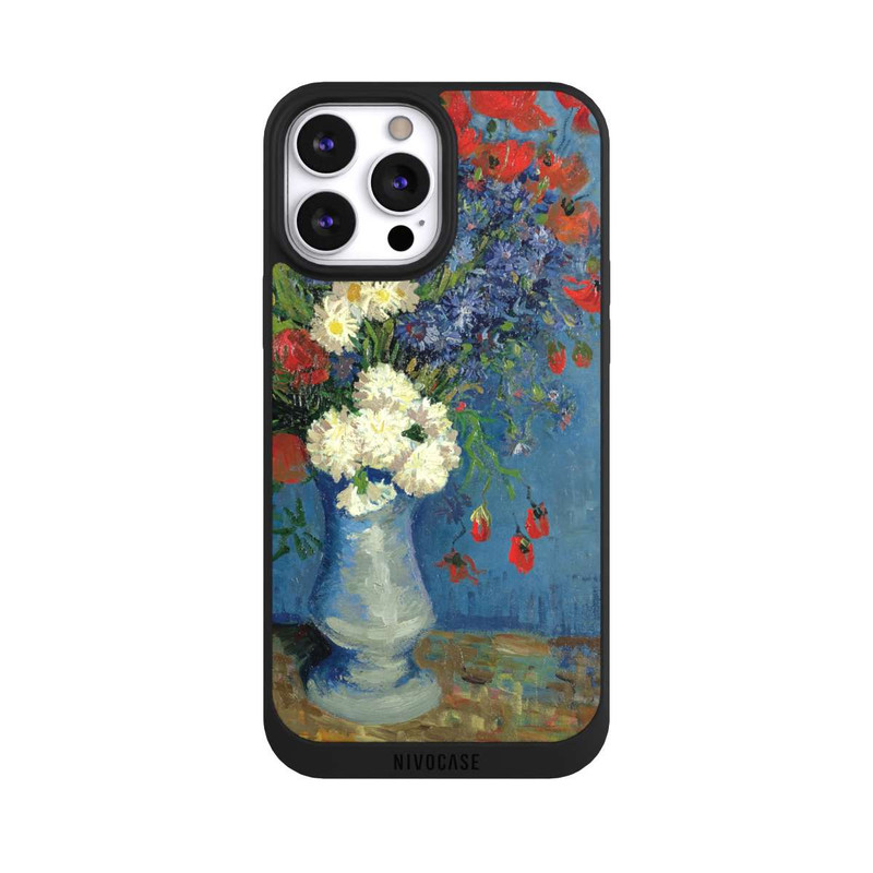 iPhone 13 Pro Max NIVOpure Stillleben Vase mit Kornblumen und Mohnblumen von Vincent Van Gogh