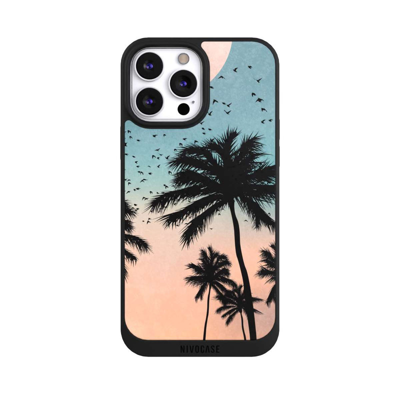 iPhone 13 Pro Max NIVOpure Sonnenaufgang Palmen