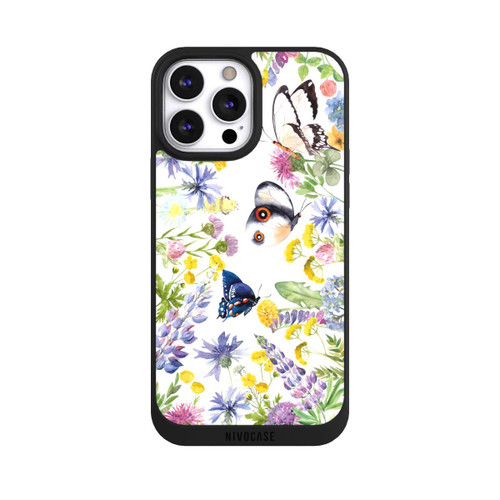 Apple iPhone 13 Pro Max NIVOpure Colourful Spring Flowers and Butterflies
