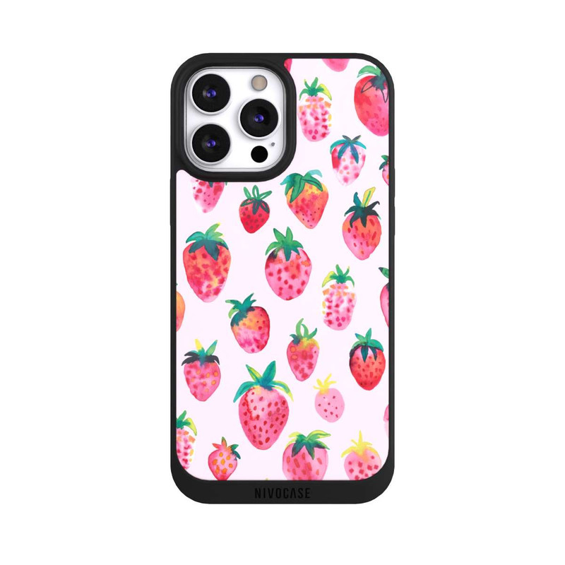 iPhone 13 Pro Max NIVOpure Aquarell Erdbeeren