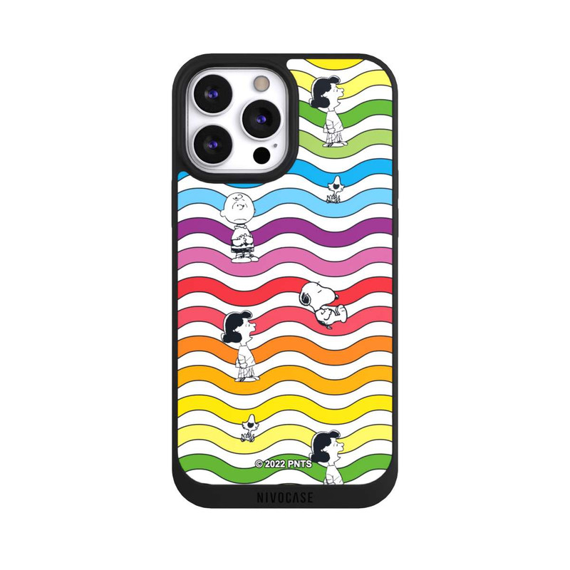 iPhone 13 Pro Max NIVOpure Snoopy Pattern Rainbow