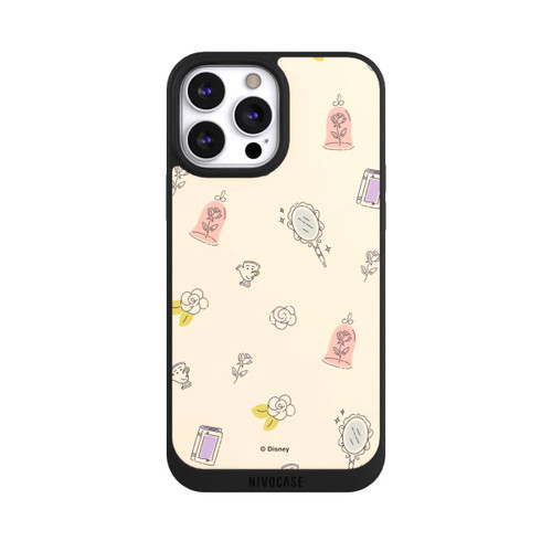 Apple iPhone 13 Pro Max NIVOpure Princess Accessoires Pattern Beige Disney Princess 