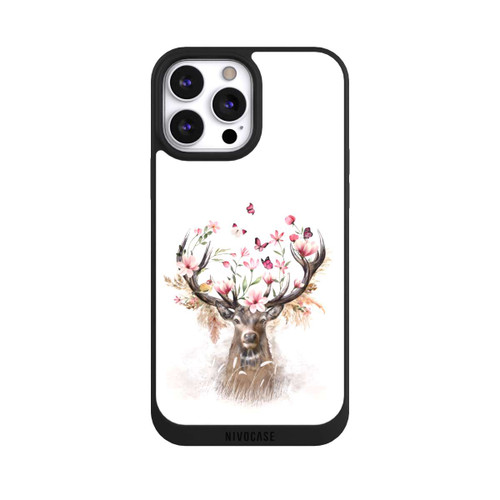 Apple iPhone 13 Pro Max NIVOpure Deer Flowers Antlers