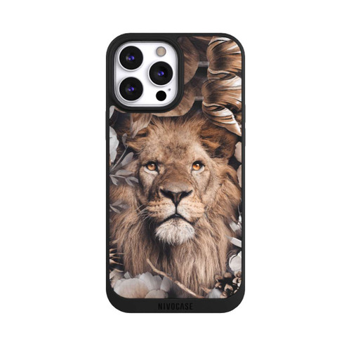Apple iPhone 13 Pro Max NIVOpure Lion Flower Frame beige