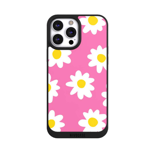 Apple iPhone 13 Pro Max NIVOpure Daisy Pink Pattern