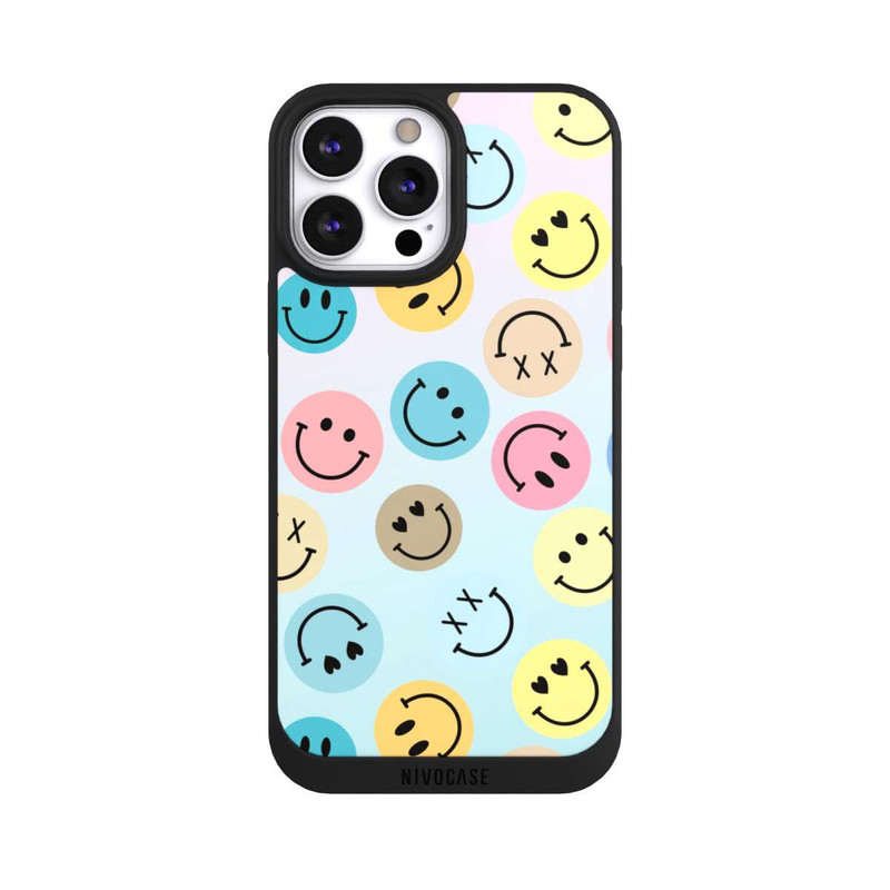iPhone 13 Pro Max NIVOpure Smiles Emotes Pattern Colorful
