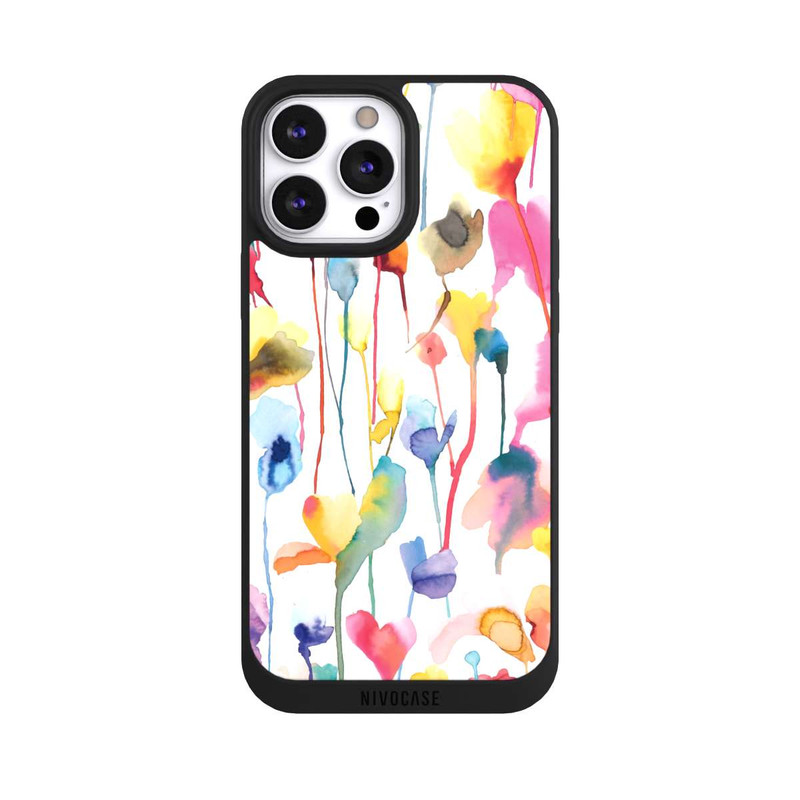iPhone 13 Pro Max NIVOpure Aquarell Wildblumen bunt