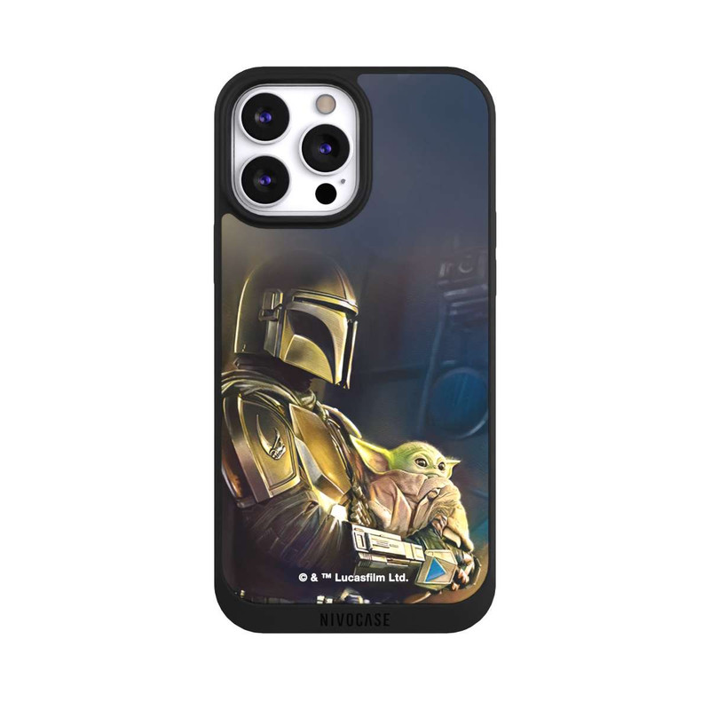 iPhone 13 Pro Max NIVOpure Mandalorianer und Grogu im Schiff
