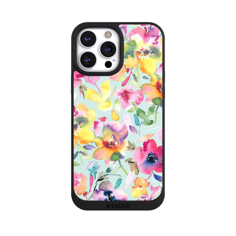 iPhone 13 Pro Max NIVOpure Künstlerischer Sommer Psychedelic Floral
