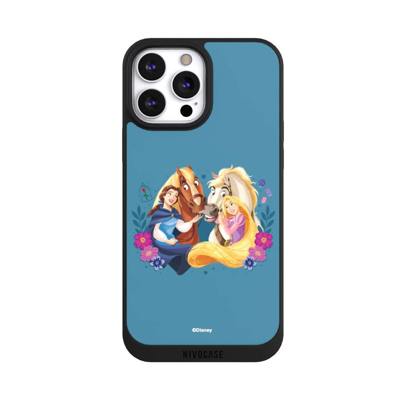 iPhone 13 Pro Max NIVOpure Disney Prinzessinnen Belle and Rapunzel mit Pferden