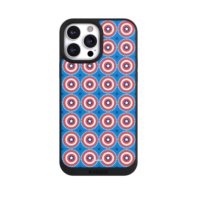 iPhone 13 Pro Max NIVOpure Captain American Shield Pattern
