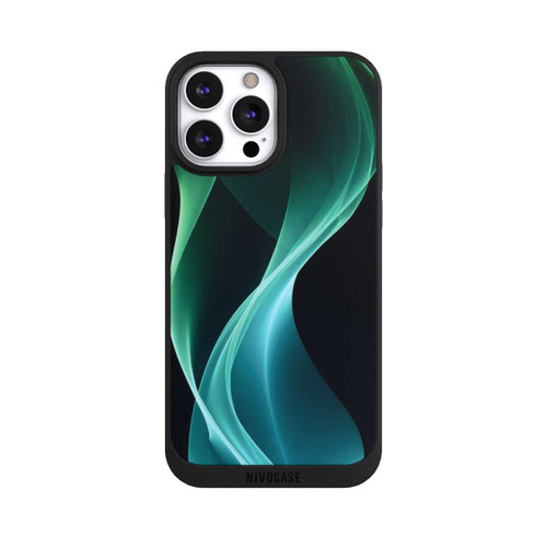 Apple iPhone 13 Pro Max NIVOpure Green Modern Background