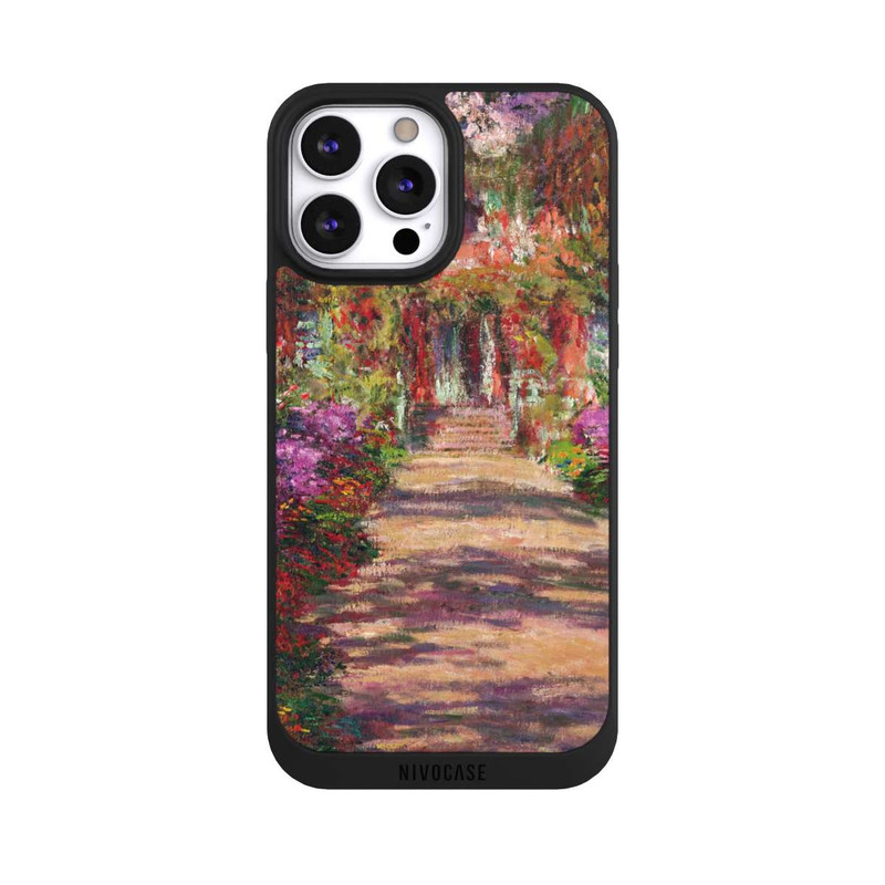 iPhone 13 Pro Max NIVOpure Eine Allee in Monets Garten in Giverny by Claude Monet
