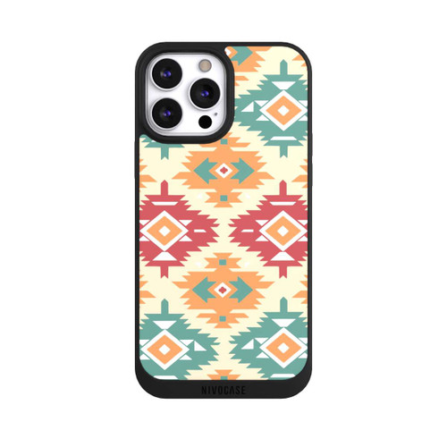 Apple iPhone 13 Pro Max NIVOpure Modern Tribal Boho Aztec Geometric Design 1