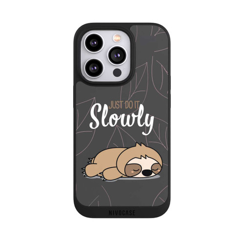 Apple iPhone 14 Pro NIVOpure Just Do It Slowly Sloth Grey