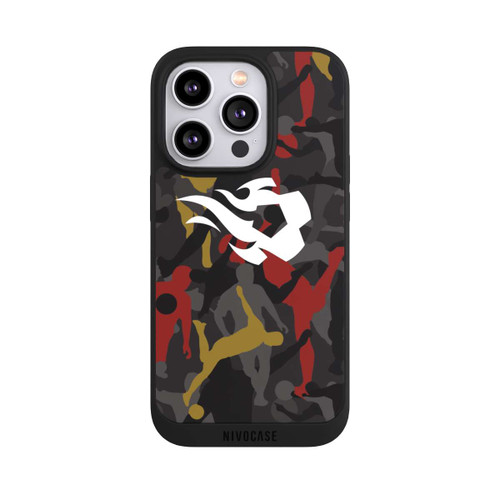 Apple iPhone 14 Pro NIVOpure Camouflage des flammes rouges belges