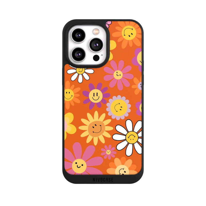 iPhone 14 Pro Max NIVOpure Smiles Orange Flowers