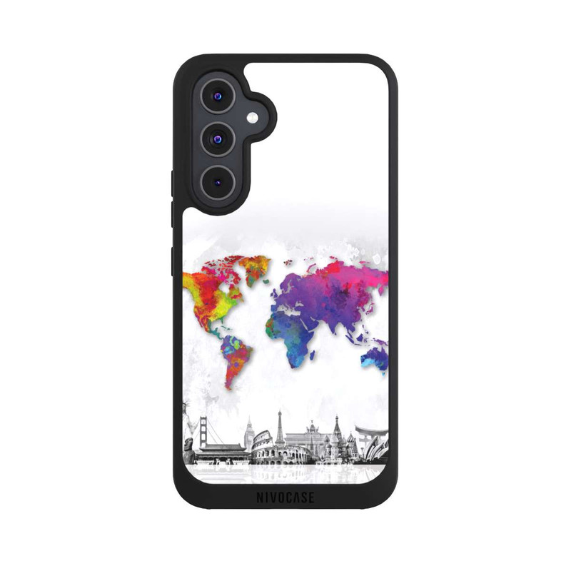 Galaxy A54 5G NIVOpure Worldmap with Skyline