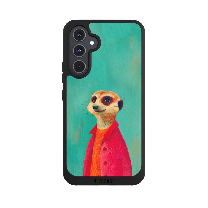 Galaxy A54 5G NIVOpure Meerkat Green Illustration