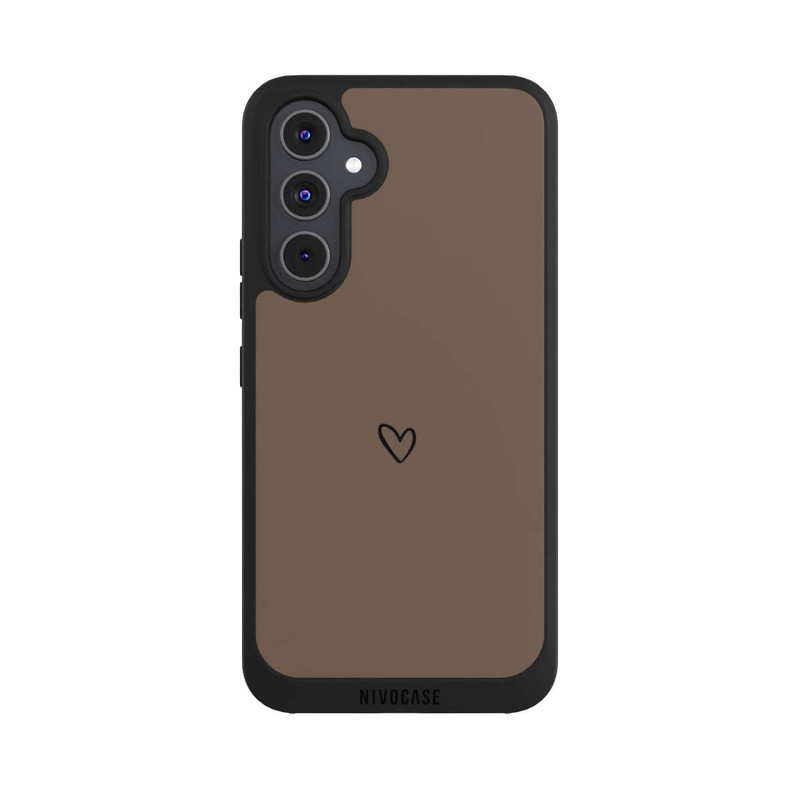 Galaxy A54 5G NIVOpure Heart Minimalist Brown