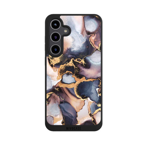 Samsung Galaxy S24+ NIVOpure Dreamy Ink Grey Gold Print