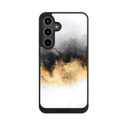 Samsung Galaxy S24+ NIVOpure Grey Sky Dust Gold Print