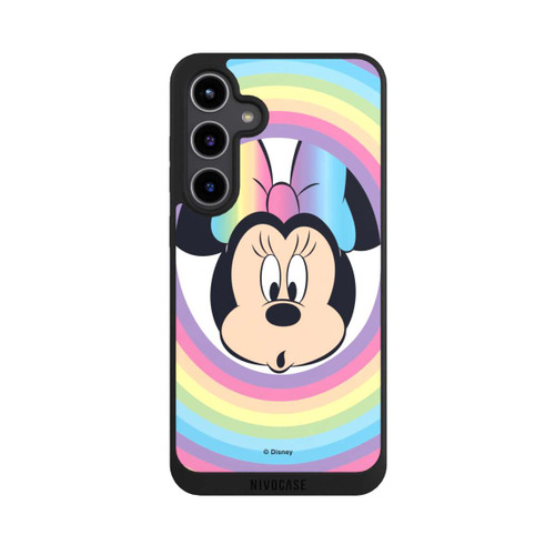 Samsung Galaxy S24+ NIVOpure Minnie Arc-en-ciel Rond