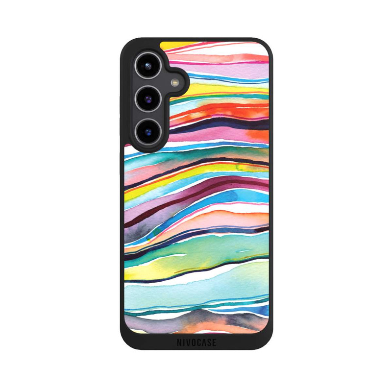 Galaxy S24 + NIVOpure Couches d'agate aquarelle