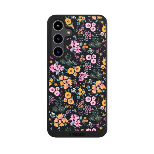 Samsung Galaxy S24+ NIVOpure Petites Fleurs colorées Noir 2